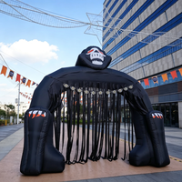 Arche gonflable Grim Reaper Halloween, squelette crâne, publicité personnalisée, résistante à l'eau pour décoration effrayante événementielle extérieure