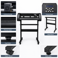 Soporte de Aluminio para Plotter de Corte de Vinilo de 720 mm, para Máquina de Impresión por Sublimación de Camisetas y Adhesivos