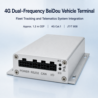 Traceur GPS 4G LTE pour camion, double fréquence BeiDou, précision de 1,2 m pour la surveillance de flotte de véhicules commerciaux