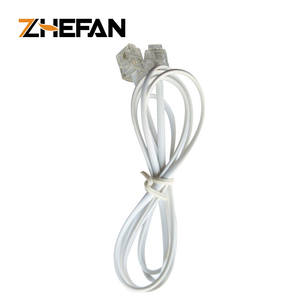 ZHEFAN rame RJ11 linea telefonica 6 p4c cavi telefonici per interni 1ft 3Ft 7ft cavo per telefono piatto RJ45 - Product Image 2