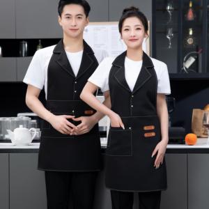 Bông denim nhà bếp cupcake giá rẻ cupcake bán buôn nhà bếp BIB Tạp dề phụ nữ bartender đồng phục tạp dề - Product Image 2