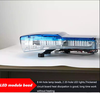 Baihui lampu sorot LED kendaraan, cahaya ambulans LED merah dan biru Super terang 66W 12-24v DC garansi 1 tahun
