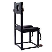Ensemble complet de chaise de bondage en gros avec cadre métallique stable et sangles de fixation réglables pour jeux adultes
