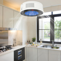 Détecteur de fuites de gaz à affichage numérique LCD 95db tuay wifi détection de gaz alarme détecteur de sécurité domestique