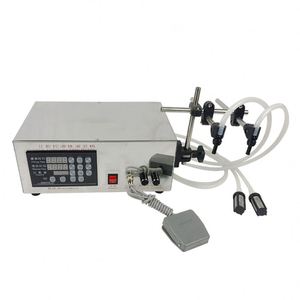 Machine de remplissage semi-automatique à commande numérique à double tête pour liquides, machine de remplissage quantitatif de liquides - Product Image 1