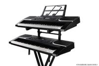 Electronic keyboard stand - foldable double-layer keyboard instrument stand - adjustable height