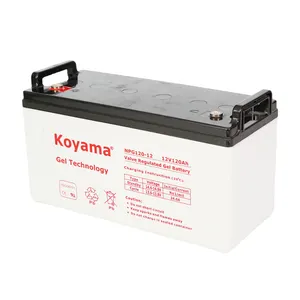 Factory Good Quality 12v 120ah Deep Cycle Gel battery 12v 120ah valve regulated lead acid battery for ups