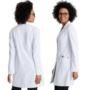 Uniformes d'hôpital brodés par gommages médicaux blancs professionnels de XL pour des manteaux imprimés par médecins pour l'usage de laboratoire - Product Image 5