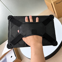Tablet Tangguh 10 Inci IP67 dengan Tali Pegangan, Tahan Air, Tahan Lama, untuk Penggunaan Industri, Android Windows 700 Nits untuk Pertambangan/Minyak