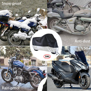 Всесезонный чехол для мотоцикла 3XL, универсальный УФ 50 + протектор для скутера, водонепроницаемый пыленепроницаемый чехол от дождя для мотоциклов и улицы - Product Image 6
