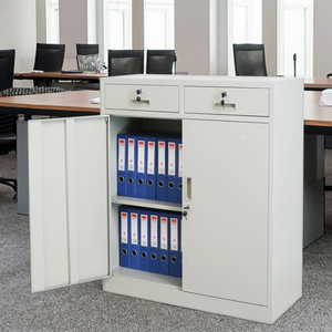 Modern Style Steel Office Low Cabinet Iron <strong>File</strong> &amp; <strong>Archive</strong> Document Voucher Employee Storage Cabinet - Product Image 4