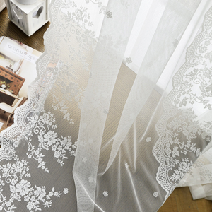 Innermor Design moderno morbido e puro <span class=keywords><strong>pizzo</strong></span> Tricot in poliestere <span class=keywords><strong>tende</strong></span> <span class=keywords><strong>francese</strong></span> Vintage principessa filato <span class=keywords><strong>per</strong></span> ospedale e Hotel - Product Image 3