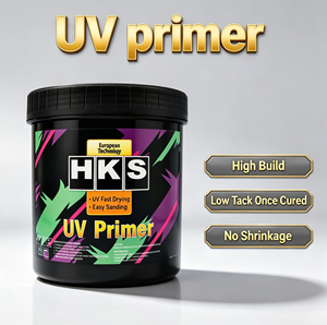 Efficiente, a bassa spessore, polimerizzazione a bassa temperatura, buon livellamento, elevata durezza, buona flessibilità, primer UV HKS - Product Image 1