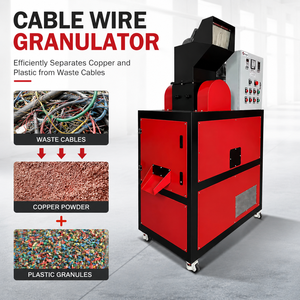 Granulador de Cobre de Tipo Seco 200kg/h, Máquina de Reciclaje de Cable de Cobre con 99.9% de Pureza, Certificación CE, Bajo Nivel de Ruido, OEM - Product Image 1