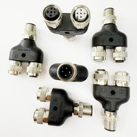 Connecteur de câble de capteur étanche à visser M12 à 4 broches en cuivre IP68 pour l'automobile