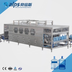 Ligne d'embouteillage complète de nouvelle machine de remplissage d'eau en bouteille de seau retournable automatique de 5 gallons pour baril de 19 <span class=keywords><strong>litres</strong></span> - Product Image 1