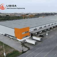 Edificio Industrial, Estructura de Acero, Taller de Fábrica, Almacén Prefabricado, Edificio con Estructura Metálica