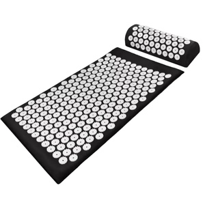 Phenitech FY-MP01 Juego de almohada y colchoneta de acupresión eléctrica con bolsa de tela de poliéster + control de temporización BS para relajación corporal y alivio del dolor de cuello/espalda - Product Image 1
