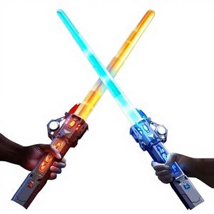 <span class=keywords><strong>Sabre</strong></span> <span class=keywords><strong>laser</strong></span> 2-en-1 en gros pour duel <span class=keywords><strong>et</strong></span> cosplay, LED coloré clignotant, pour enfants, épée lumineuse, jouets épée <span class=keywords><strong>laser</strong></span> <span class=keywords><strong>sonore</strong></span> - Product Image 1
