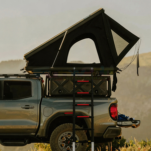 Tente de toit rigide légère pour 2 à 3 personnes, pour petits et grands toits, idéale pour les voyages en famille, installation rapide, entrée latérale. - Product Image 4