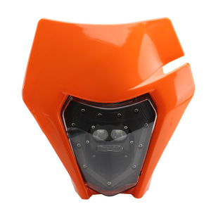 Faro de motocicleta Zuqing HL117 ABS LED negro para motocicleta todoterreno, luz alta y baja - Product Image 5