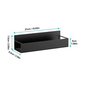 Paquete al por Mayor de 2/4 Organizadores Negros para Refrigerador y Soporte de Almacenamiento Magnético para Especias, para Refrigerador y Horno - Product Image 3