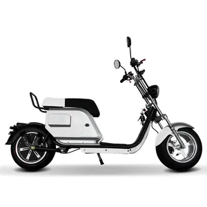 Fast cool look EEC COC 1500W Big Wide Wheel Electric Scooter Citycoco electric bike in China warehouse