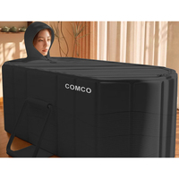 Baignoire Gonflable Promotionnelle de Qualité Supérieure en PVC pour Spa, Douche et Rééducation Sportive Adulte, Pliable et Portable