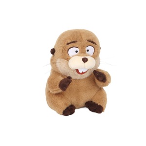 HOPPERS Peluche Castor, Marmotte et Marmot de dessin animé, Jouet en peluche amusant, doux et câlin, avec expression mignonne, Mascotte, Cadeau d'anniversaire - Product Image 5