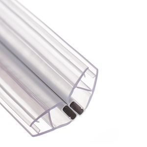 Duschtür-Dichtungsstreifen 135 Grad Magnetische Dichtungsleiste Transparente Badewannen-Duschtrennwand-Dichtungsstreifen für Badezimmer-Glastüren - Product Image 1