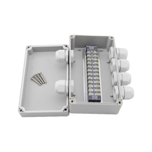 115x90x55mm <b>Waterproof</b> Junction <b>Box</b> One-in-two-out 25A Terminal Block PG13.5 Cable Gland Enclosure Terminal <b>box</b> - Product Image 6