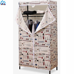 현대 유행 침실 가구 다기능 침실 로커 옷장의 휴대용 집합을 받는 간단한 가구 - Product Image 6