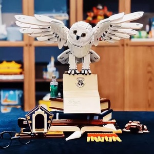 Meilleure vente transfrontalière : Modèle d'ornement <span class=keywords><strong>Hibou</strong></span> Hedwig, jouet de construction puzzle en plastique de difficulté élevée, à partir de 14 ans, cadeau d'anniversaire - Product Image 1