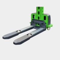 Empileur semi-électrique compact d'une capacité de 700kg, transpalette à pied pour levage à faible volume