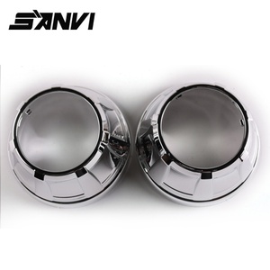 Sanvi Car-Styling Headlights Lens Shroud/cover Car Auto Parts Retrofit Tool Universal Car <b>Projector</b> Lens Shrouds - Product Image 2