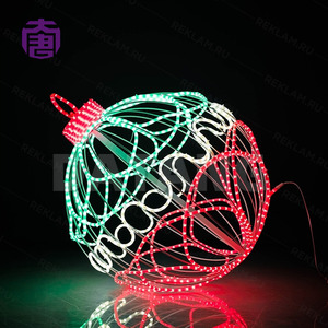 Create a Giant Christmas <b>Ball</b> Display with Waterproof LED Lighting for Shopping Malls and Commercial Spaces - Product Image 5
