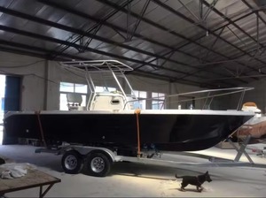 Lancha Deportiva <span class=keywords><strong>de</strong></span> <span class=keywords><strong>Lujo</strong></span> con Consola Central <span class=keywords><strong>de</strong></span> Fibra <span class=keywords><strong>de</strong></span> Vidrio <span class=keywords><strong>de</strong></span> 24 pies, Ideal para Pesca, Turismo, <span class=keywords><strong>Alquiler</strong></span> y Entretenimiento Personal - Product Image 6