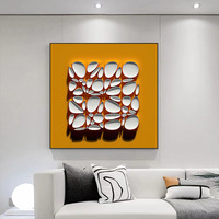 Peinture murale abstraite géométrique noir et blanc de style minimaliste moderne, impression sur toile pour la décoration de la maison