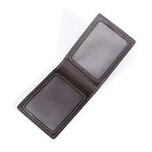 Porta Licencia de Conducir de Cuero Dujiang, Cartera para Tarjetas de Cuero Vacuno Genuino, Unisex, Color Sólido, Organizador de Documentos Resistente - Product Image 5