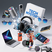 Boîte mystère électronique aléatoire en gros – Pack de gadgets surprise de 1 à 6 articles pour revendeurs de détail