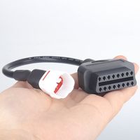 Câble adaptateur OBD pour moto à 4 broches, faisceau de câblage de diagnostic pour moto à 4 broches pour la lecture des codes de panne