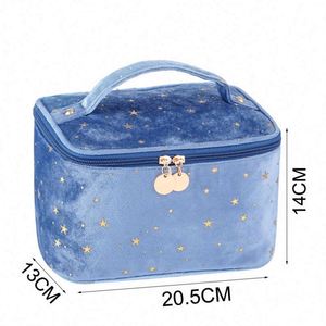 Bolsa de Maquillaje Multifuncional de Lujo, Impermeable, de Terciopelo, para Viaje, Estuche de Cosméticos para Mujer - Product Image 5