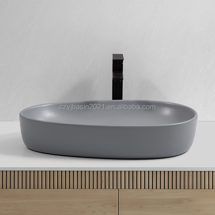ceramic basin gray