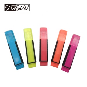 Marcador Fluorescente Delgado Promocional con Agarre de Goma Suave y Cómodo, Logotipo Personalizado, Punta Biselada - Product Image 4