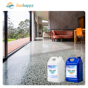 Revestimiento de Piso Epóxico Antideslizante, Resina Epóxica de Color, Escamas de Mica, Material Impermeable para Pisos, Pintura Epóxica para Pisos - Product Image 1