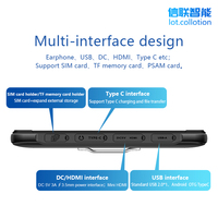 OEM ODM 10,1 pulgadas Android Tablet PC Lector RFID Escáner de código QR IMEI Lector de número de serie Diseño robusto Android operativo 12