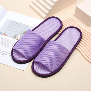 일회용 슬리퍼 여러 가지 빛깔의 메쉬 통기성 슬리퍼 가정 여행 호텔 스파 항공사 - Product Image 4