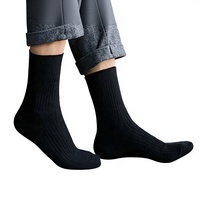 Chaussettes tricotées pour hommes, fines, décontractées, d'été, respirantes, absorbant la transpiration, pour le sport et le quotidien