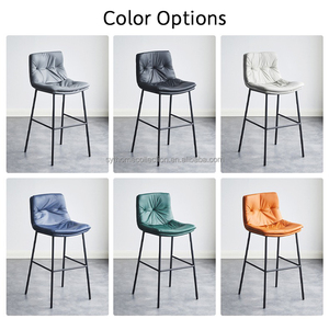 Tabourets <span class=keywords><strong>de</strong></span> <span class=keywords><strong>bar</strong></span> modernes, élégants et minimalistes, sièges en cuir PU, chaises <span class=keywords><strong>de</strong></span> <span class=keywords><strong>bar</strong></span> pour îlot <span class=keywords><strong>de</strong></span> cuisine, zone <span class=keywords><strong>bar</strong></span> - Product Image 6