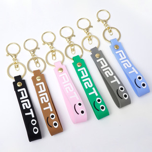 New Fashionable Exquisite Backpack Strap Attractive PVC Rubber Wristband Keychain